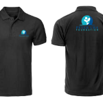 Peter Uba Foundation Black Ladies Polo Shirt