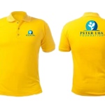 Peter Uba Foundation Yellow Polo Shirt