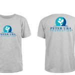 Peter Uba Foundation Ladies white T shirts and Cap